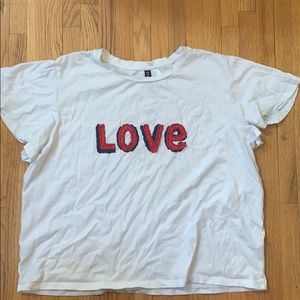 Love shirt H&M